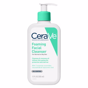 CeraVe Foaming Facial Cleanser for Normal to Oily Skin, 12 fl oz