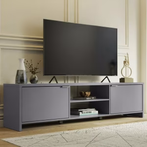 Madesa TV Stand Large Media Console with Cable Management for 65, 75 Inch