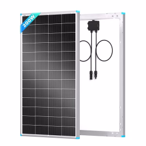 Renogy 16BB N-Type 200 Watt Solar Panel 24V, 25% High-Efficiency
