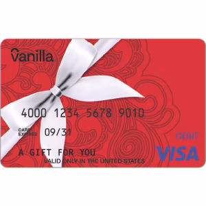 Vanilla® Visa® $25 Red Swirl eGift Card (Plus $3.84 Purchase Fee) [Email Delivery]